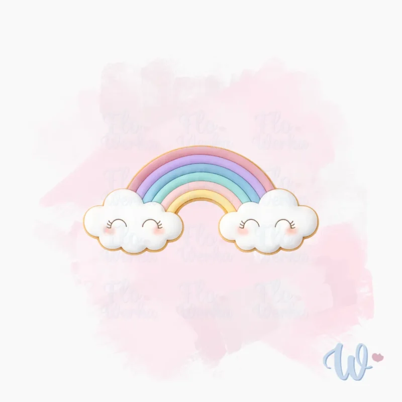 Foremka Tęcza z chmurkami