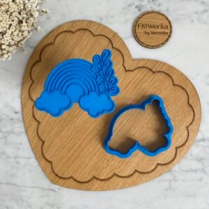 Foremka + stempel Tęcza z gałązką
