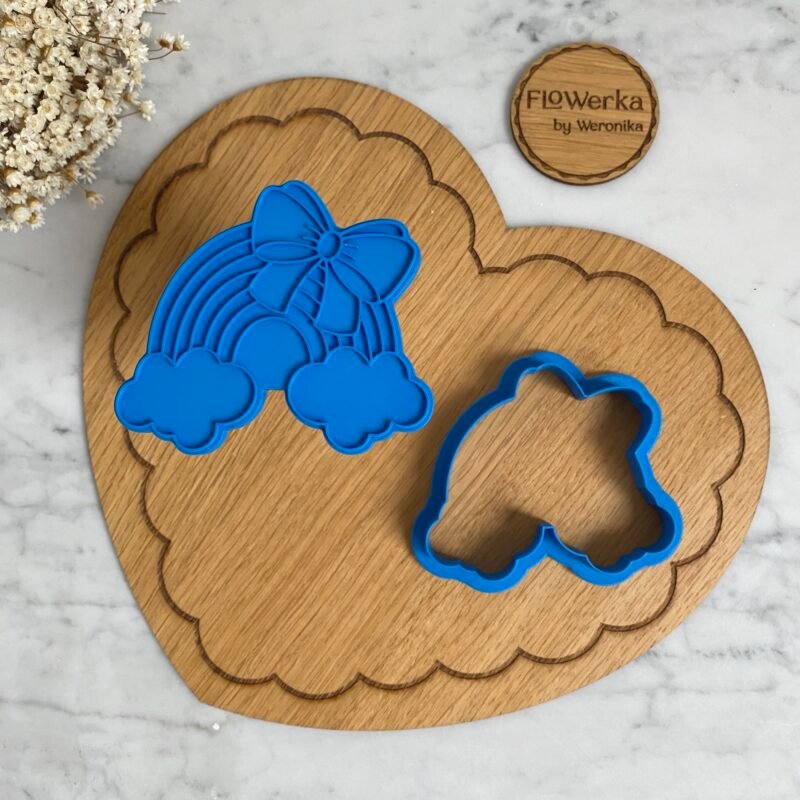 Foremka + stempel Tęcza z kokardą