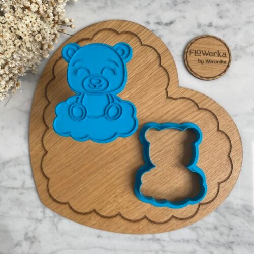 Foremka + stempel Miś na chmurce