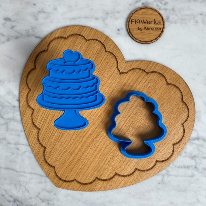 Foremka + stempel Tort urodzinowy