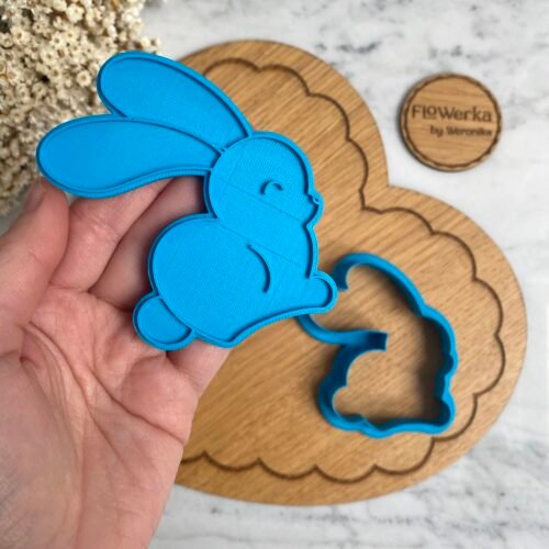 Foremka + stempel Zajączek w czekoladzie