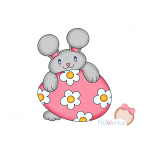 Foremka + stempel Zajączek z dużą pisanką