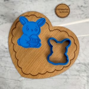 Foremka + stempel Zajączek z pisanką