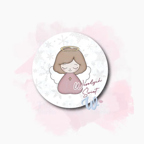 Kolorowa grafika - Aniołek