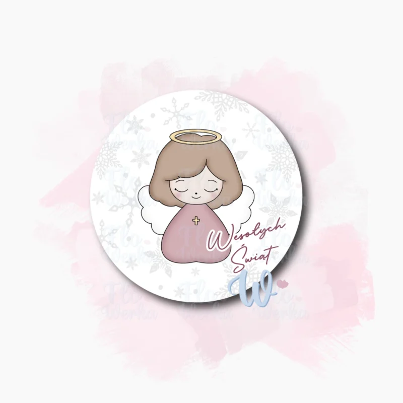 Kolorowa grafika - Aniołek