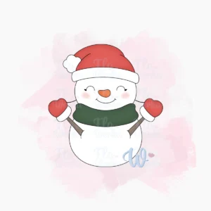 bałwan-foremka-do-wykrawania-flowerka3d foremka do wykrawania ciasteczek i pierników - Boże Narodzenie