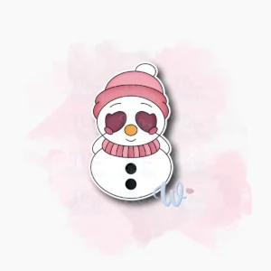 Kolorowa grafika - Bałwanek