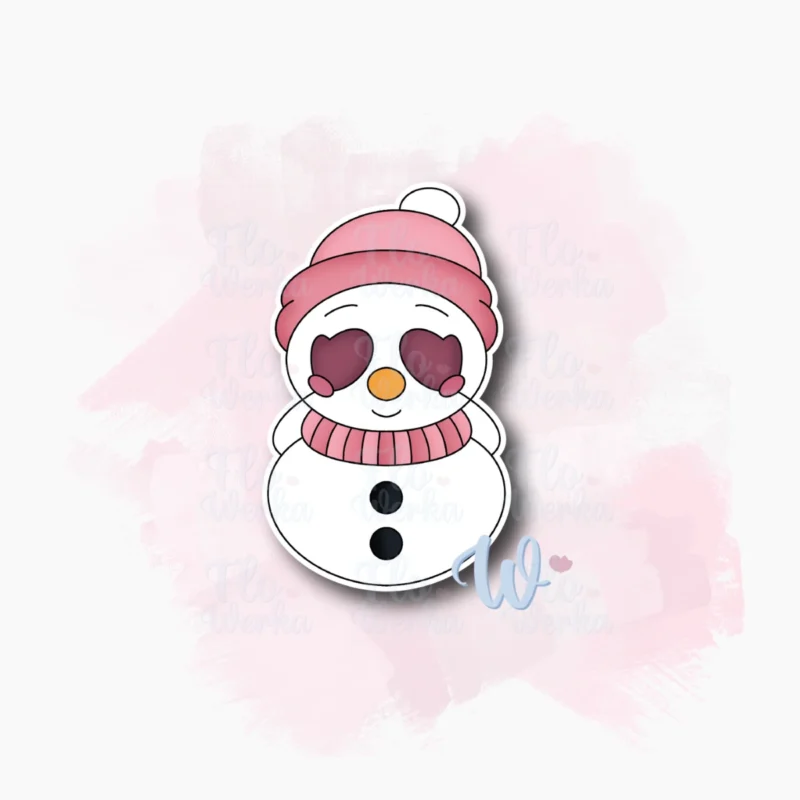 Kolorowa grafika - Bałwanek