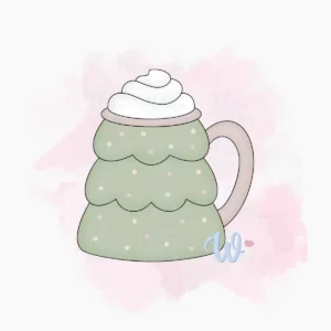 kubek-choinka-foremka-do-wykrawania-flowerka3d świąteczna foremka do wykrawania ciasteczek i pierniczków