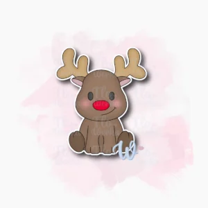 renifer-grafika-cyfrowa-do-drukarki-spożywczej-flowerka3d_1_ Kolorowa grafika - Słodziak renifer