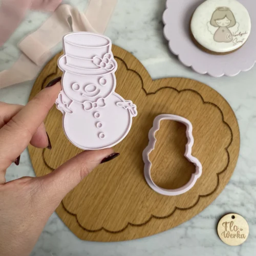 Foremka + stempel Bałwanek w kapeluszu