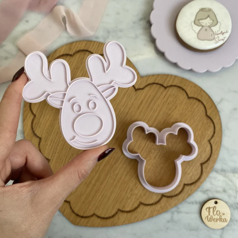 Foremka + stempel Głowa renifera