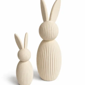 zestaw-króliczków-dekoracja-wielkanocna-beżowe Zajączki wielkanocne 3D - dowolny kolor