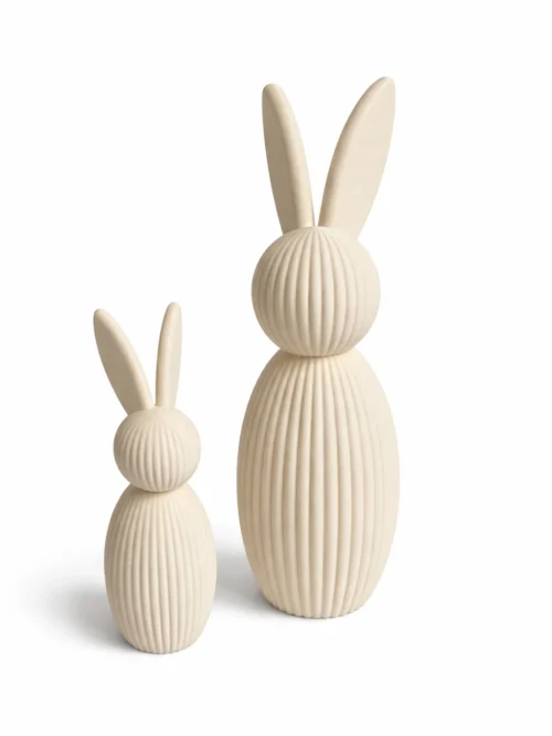 Zajączki wielkanocne 3D - Beżowy