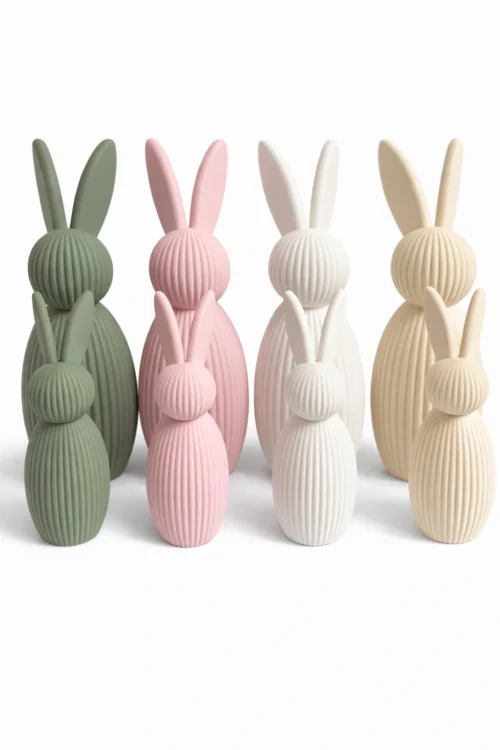 zestaw-króliczków-dekoracja-wielkanocna-kolorowe Zajączki wielkanocne 3D - dowolny kolor