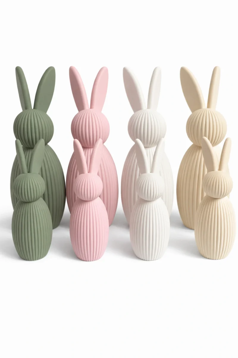 zestaw-króliczków-dekoracja-wielkanocna-kolorowe Zajączki wielkanocne 3D - dowolny kolor