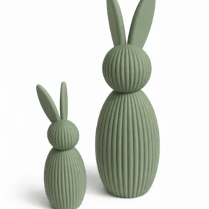 zestaw-króliczków-dekoracja-wielkanocna-szałwia Zajączki wielkanocne 3D - dowolny kolor