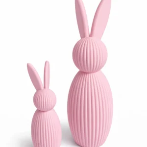 zestaw-króliczków-dekoracja-wielkanocna-szałwia-pastelowy-róż Zajączki wielkanocne 3D - dowolny kolor