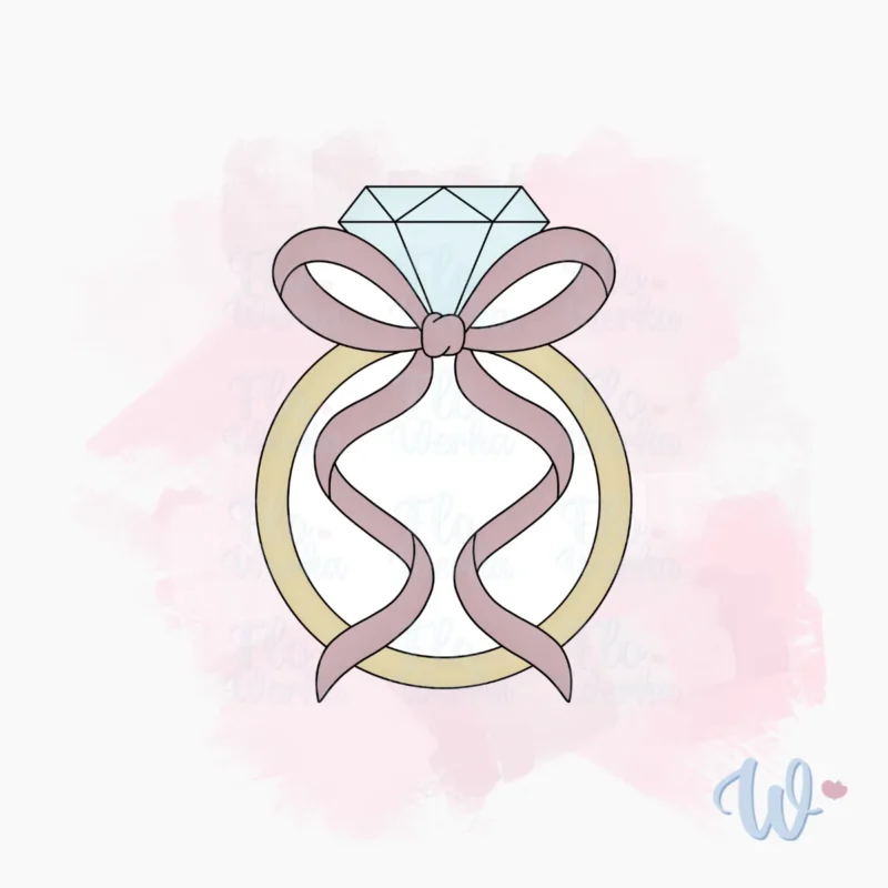 Foremka Pierścionek z kokardą