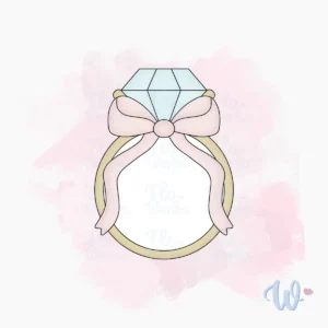 Foremka Pierścionek z kokardą 1