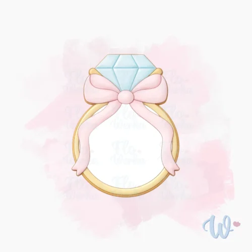 Foremka Pierścionek z kokardą 1