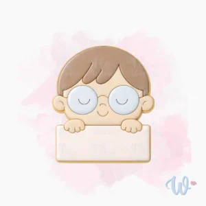 Foremka Chłopiec z plakietką