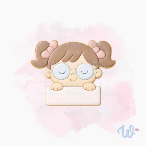 Foremka Dziewczynka z plakietką