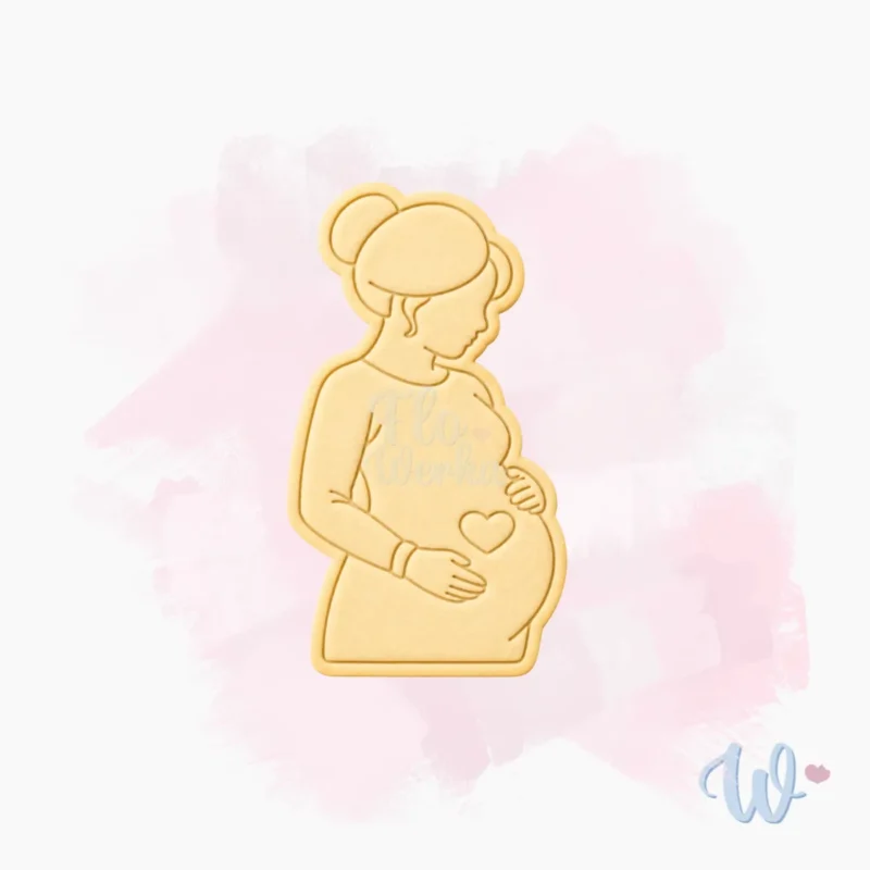 Foremka + stempel Kobieta w ciąży 3