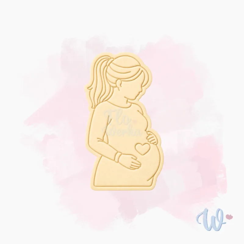 Foremka + stempel Kobieta w ciąży 1