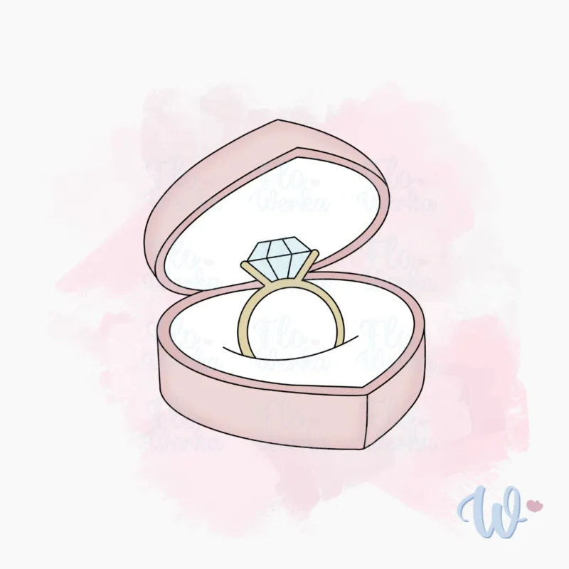 Foremka Pudełko z pierścionkiem