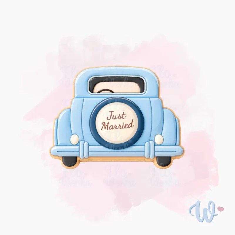 samochód-weselny-foremka-do-wykrawania-wykrawaczka-flowerka3d Foremka Samochód weselny