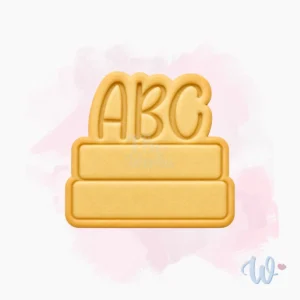 Foremka + stempel ABC z książkami