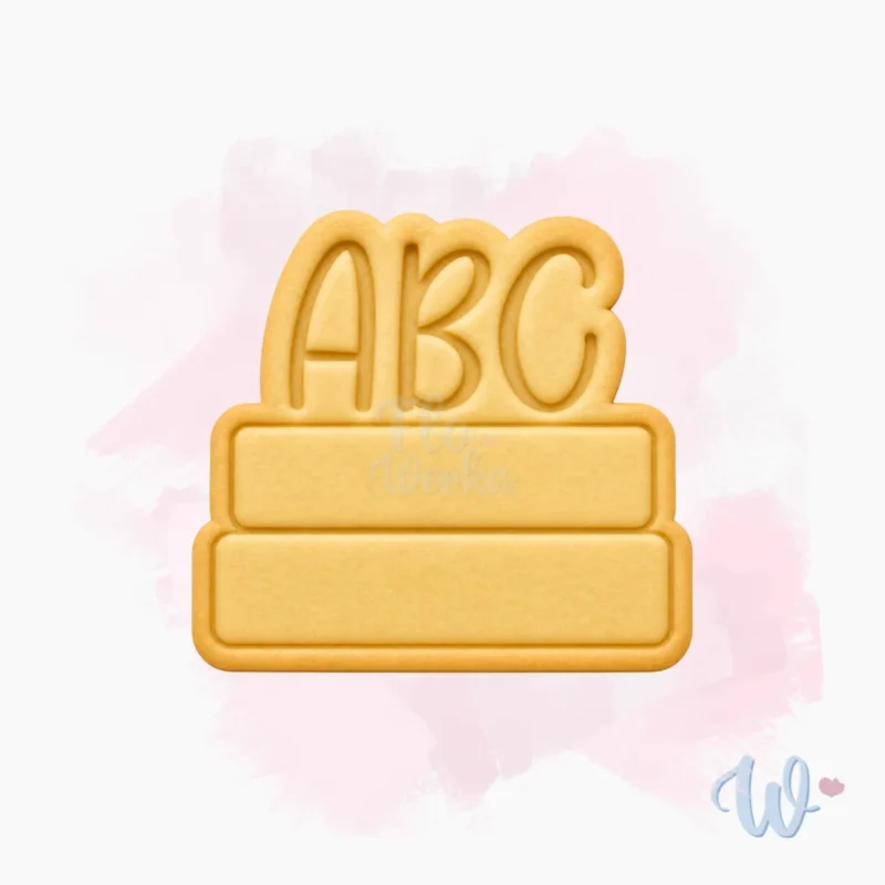 Foremka + stempel ABC z książkami
