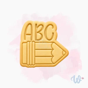 Foremka + stempel abc ołówek