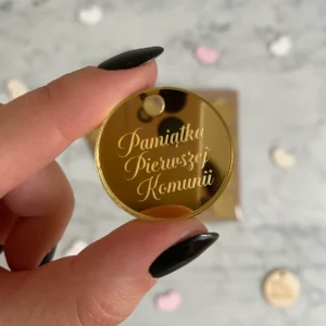 Zawieszka Pamiątka Pierwszej Komunii 12 szt.