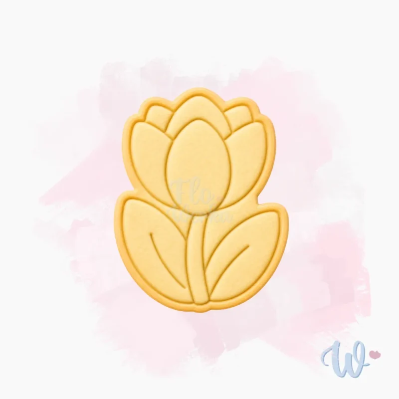 Foremka + stempel Kwiat Tulipan 3