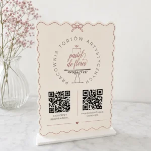 Tabliczka-social-media-qr-kod-logo-flowerka3d Tabliczka Social Media - Kokarda