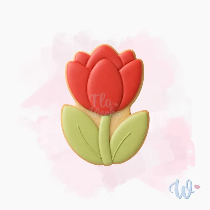 foremka-do-wykrawania-ciasteczek-pierników-tulipan-kwiat-flowerka3d Foremka Kwiat Tulipan 3