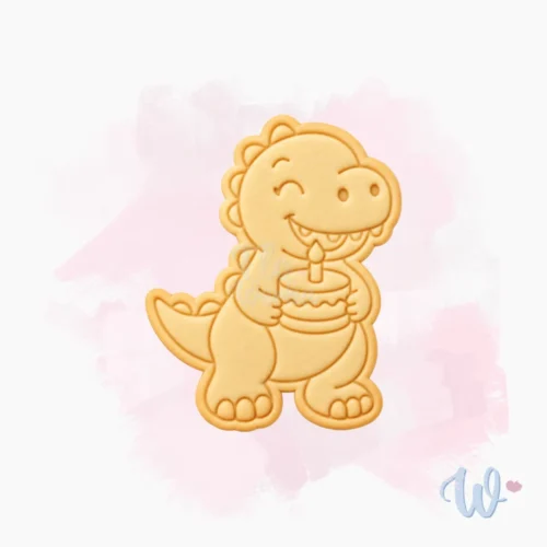 Foremka + stempel Dinozaur z tortem