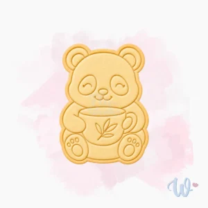 panda-z-kawą-foremka-wykrawaczka-stempel-do-ciastek-flowerka3d Foremka + stempel Panda z kawą