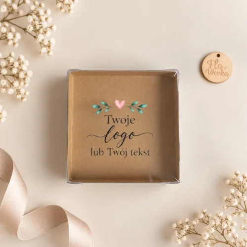 Pudełko 12 cm - Twoje logo lub Twój napis