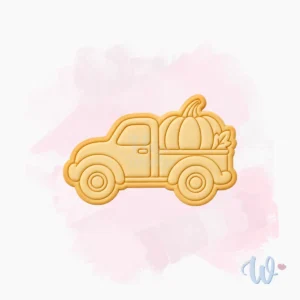 samochód-z-dynią-foremka-wykrawaczka-stempel-do-ciastek-flowerka3d Foremka + stempel Samochód z dynią
